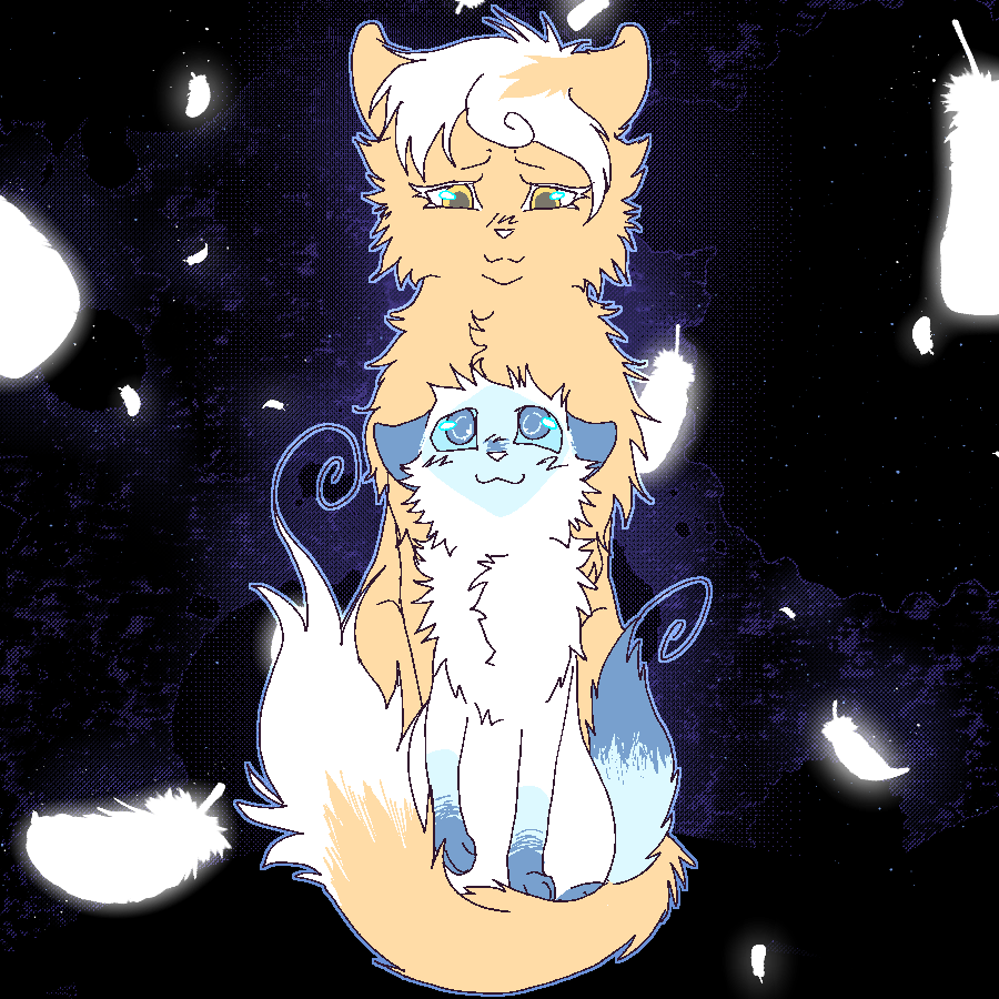 Curlfeather and Frostkit